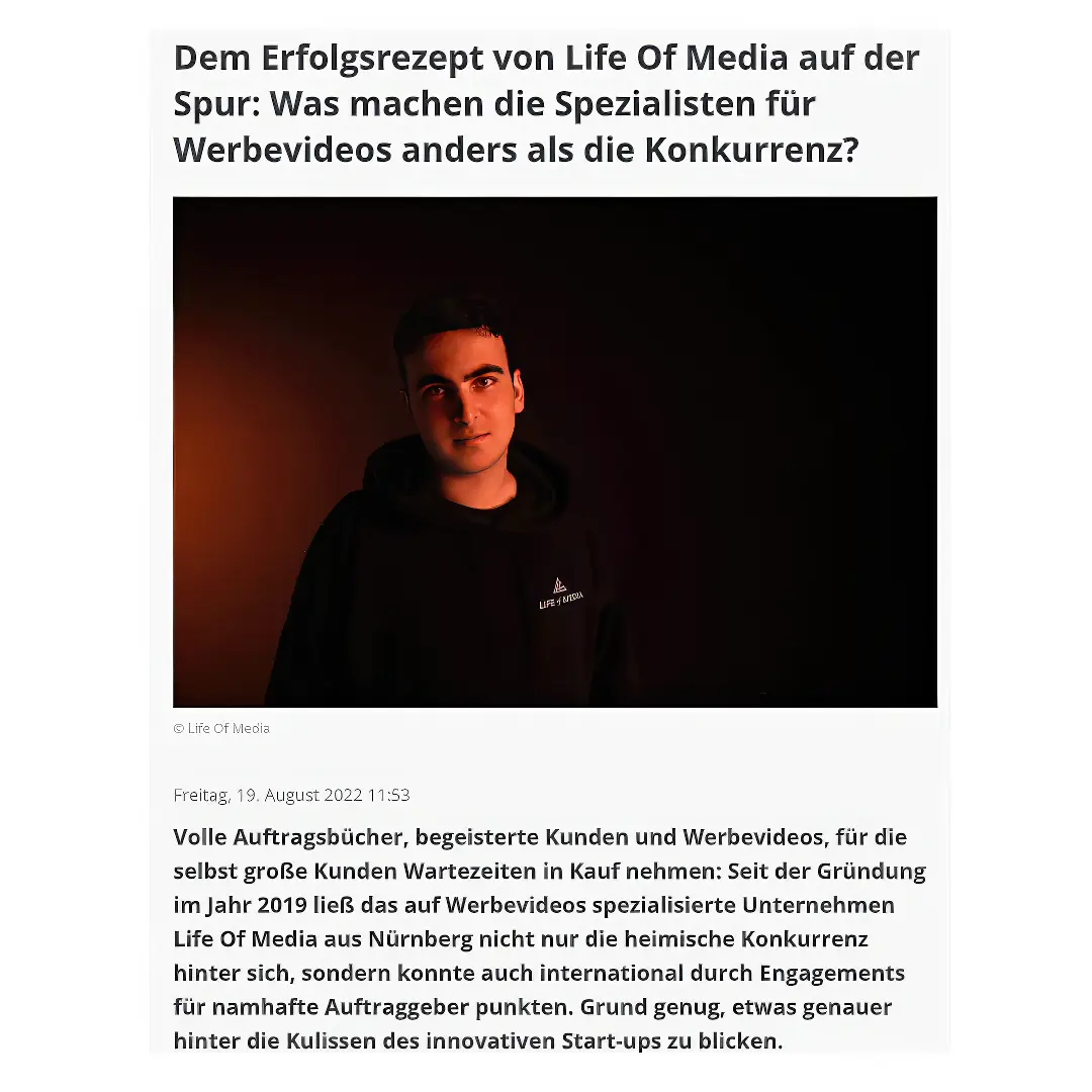 Life of Media Spezialisten fuer Werbevideos